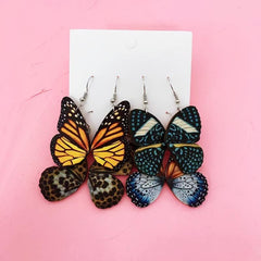 Vintage Butterfly Wing Earrings for Weddings & Parties