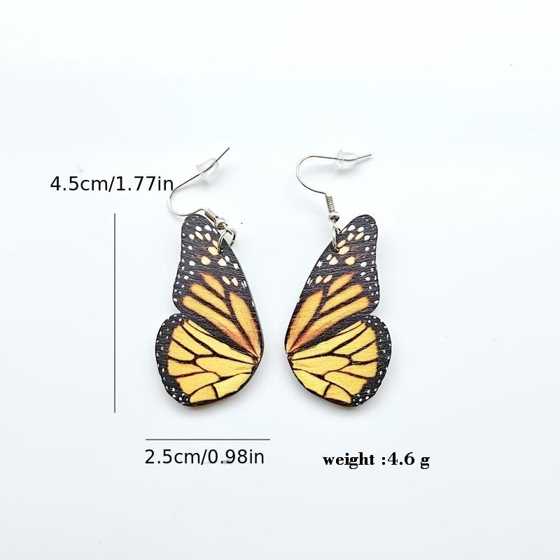 Vintage Butterfly Wing Earrings for Weddings & Parties