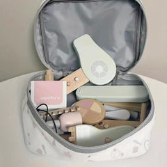 16pcs Wooden Makeup Toy Set Pretend Beauty Salon Toys for Girls
