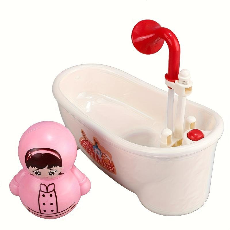 Kids Home Game House Toy Bathtub Set Random Pattern 3932A