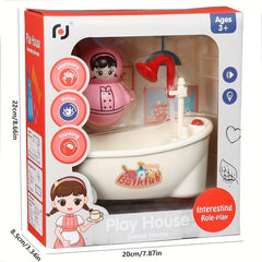 Kids Home Game House Toy Bathtub Set Random Pattern 3932A