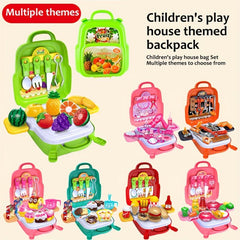 Plastic Play House Toys Girls Cooking Kitchen Simulation Kitchen Utensils Educat