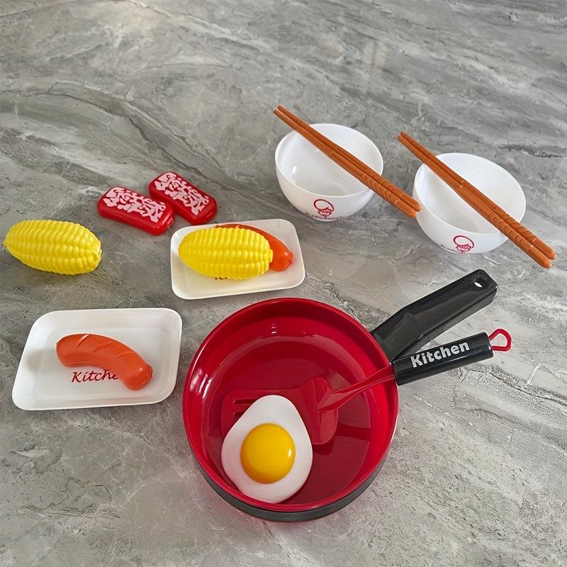 Kids Playhouse Mini Kitchen Frying Pan Toy