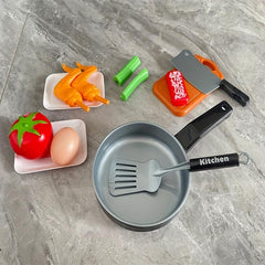 Kids Playhouse Mini Kitchen Frying Pan Toy