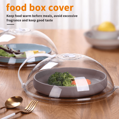4PCS Microwave Food Cover High Temp Anti Sputtering Lid