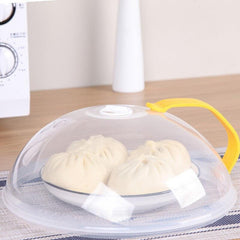 4PCS Microwave Food Cover High Temp Anti Sputtering Lid