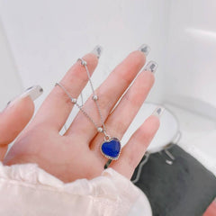 Titanium Steel Love Necklace Temperature Sensitive Change