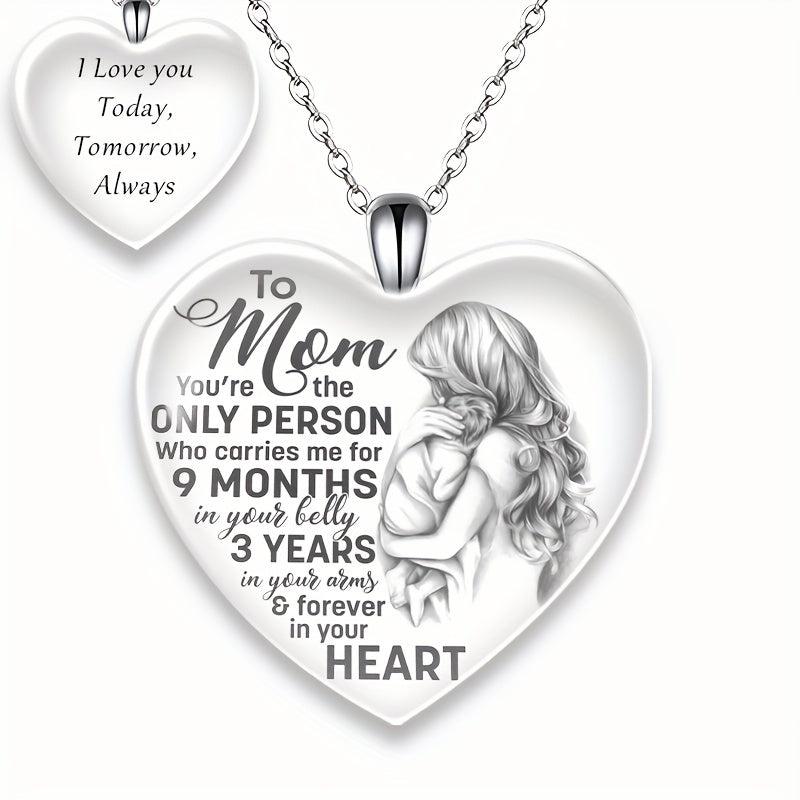 Crystal Pendant Alphabet Necklace English Birthday Gift