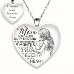 Crystal Pendant Alphabet Necklace English Birthday Gift
