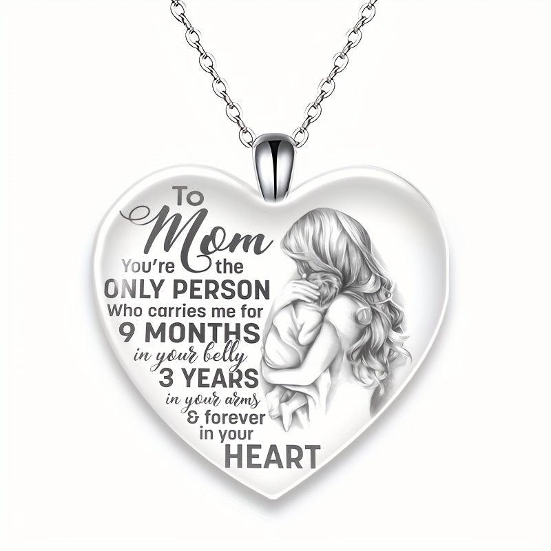 Crystal Pendant Alphabet Necklace English Birthday Gift