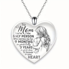 Crystal Pendant Alphabet Necklace English Birthday Gift