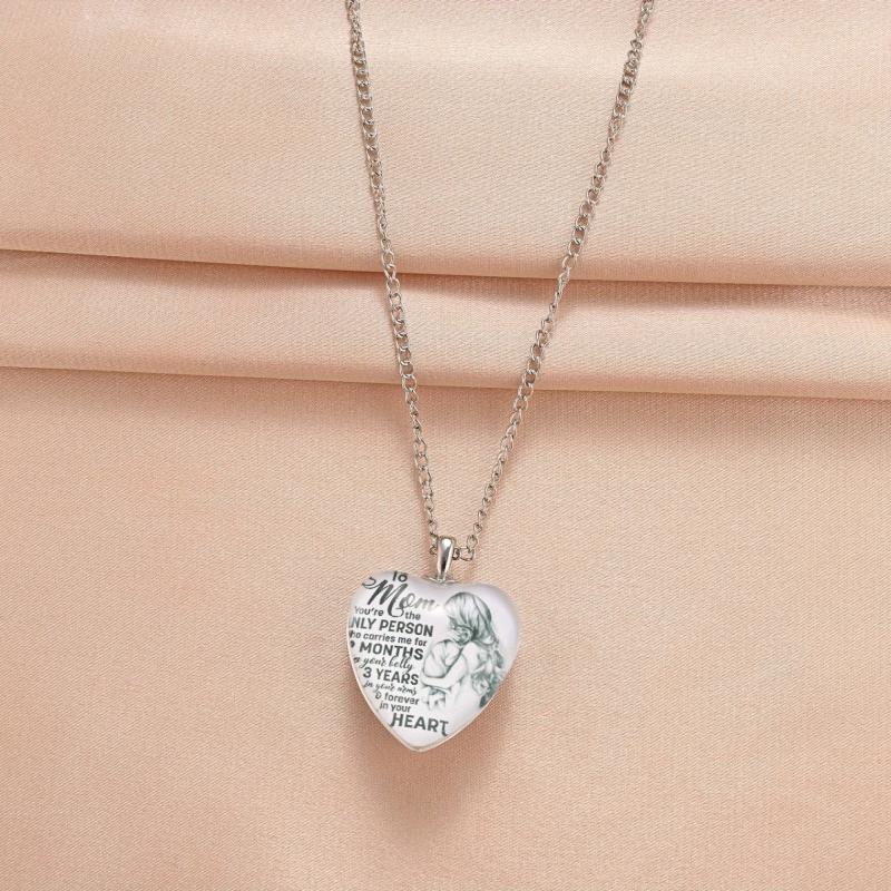 Crystal Pendant Alphabet Necklace English Birthday Gift
