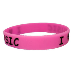I Love Music Silicone Band Random