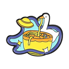 Cartoon Spaceship Jewelry Brooch - Fun and Quirky Accessory