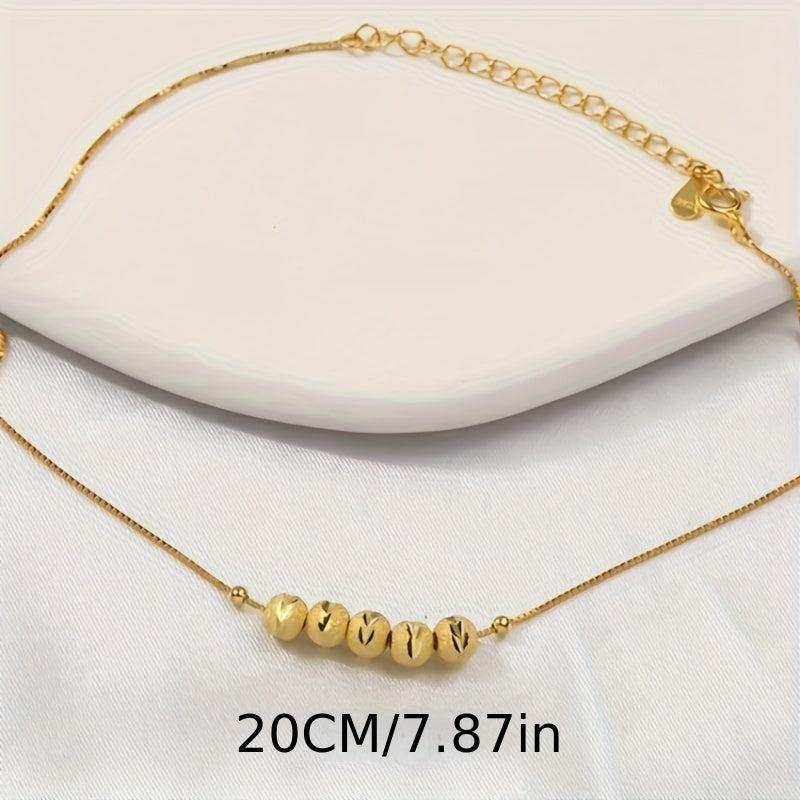 Copper Bead Anklet for Halloween & Christmas