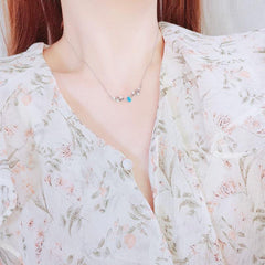 Christmas Elk Necklace Earring Set