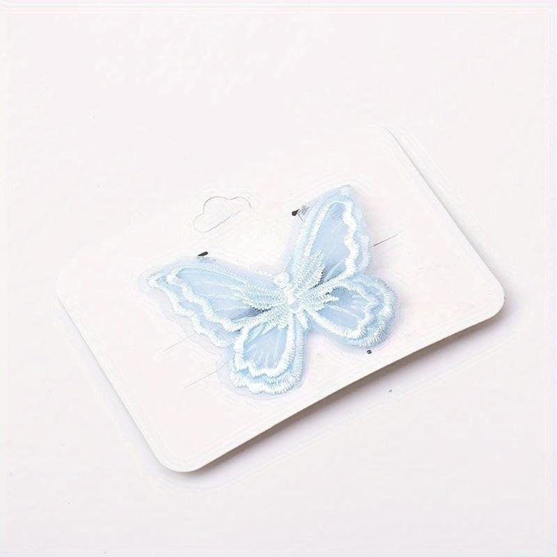 Wedding Butterfly Hair Clips Embroidery Fairy Hair Accessories