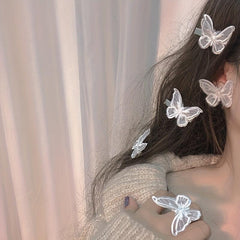 Wedding Butterfly Hair Clips Embroidery Fairy Hair Accessories