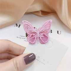 Wedding Butterfly Hair Clips Embroidery Fairy Hair Accessories