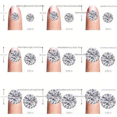 Moissanite Hoop Earing S925 Sterling Silver