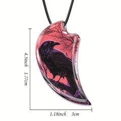 Eagle Resin Pendant Necklace Party Jewelry Holiday Gift