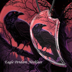Eagle Resin Pendant Necklace Party Jewelry Holiday Gift
