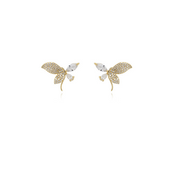 Japanese Light Stud Earrings Face Thin Earrings Female Gift