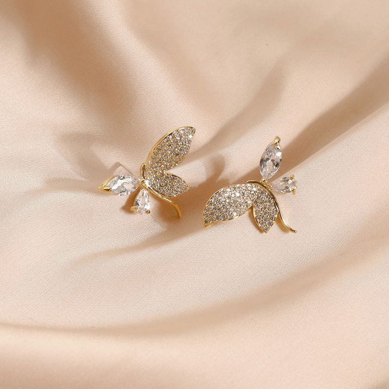 Japanese Light Stud Earrings Face Thin Earrings Female Gift