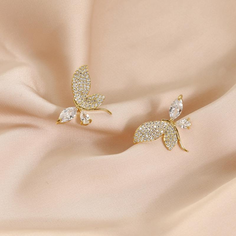 Japanese Light Stud Earrings Face Thin Earrings Female Gift