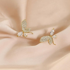 Japanese Light Stud Earrings Face Thin Earrings Female Gift