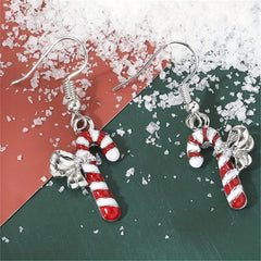 Christmas Dangle Earrings Women Jewelry Cartoon Drop Dangling Stud Earrings