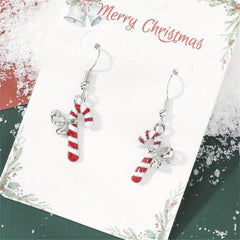 Christmas Dangle Earrings Women Jewelry Cartoon Drop Dangling Stud Earrings