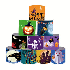 12pcs Halloween Slap Bracelets Kids Girls Boys Halloween Toys Party Supplies