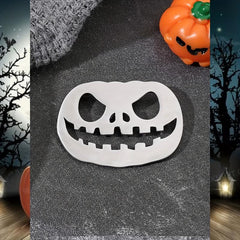 Steel Pumpkin Light Brooch Scarf Buckle Halloween Party Jewelry