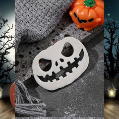 Steel Pumpkin Light Brooch Scarf Buckle Halloween Party Jewelry