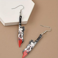 Halloween Blood Earrings - Spooky Gift for Halloween Party