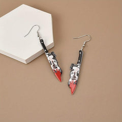Halloween Blood Earrings - Spooky Gift for Halloween Party