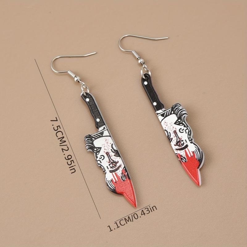 Halloween Blood Earrings - Spooky Gift for Halloween Party