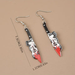 Halloween Blood Earrings - Spooky Gift for Halloween Party