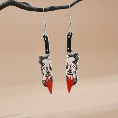 Halloween Blood Earrings - Spooky Gift for Halloween Party
