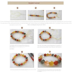 DIY Glass Princess Bead Bracelet Kit for 7 Pieces