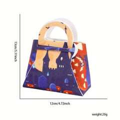 Halloween Candy Bag Non-woven Pumpkin Tote Bag Ghost Party Decoration Handbag