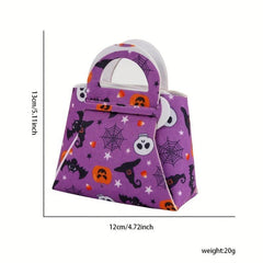 Halloween Candy Bag Non-woven Pumpkin Tote Bag Ghost Party Decoration Handbag