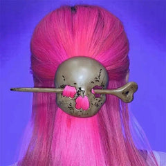 Vintage Punk Skull Moth Hairpin Hair Accessories