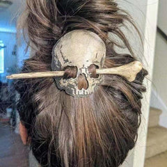 Vintage Punk Skull Moth Hairpin Hair Accessories