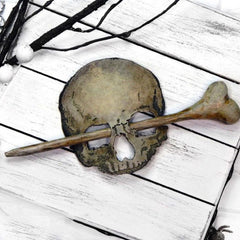 Vintage Punk Skull Moth Hairpin Hair Accessories