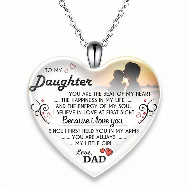 Crystal Alphabet Necklace English Birthday Gift For Him and Her
