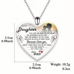 Crystal Alphabet Necklace English Birthday Gift For Him and Her