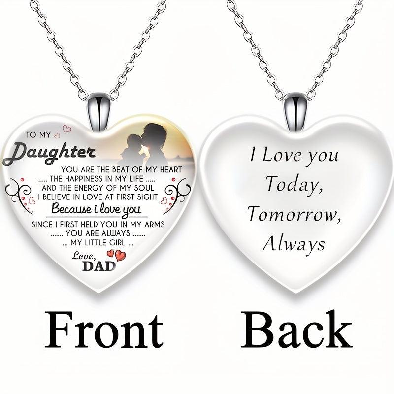 Crystal Alphabet Necklace English Birthday Gift For Him and Her