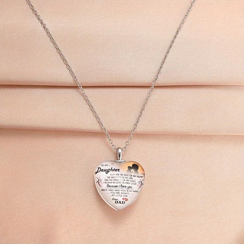 Crystal Alphabet Necklace English Birthday Gift For Him and Her
